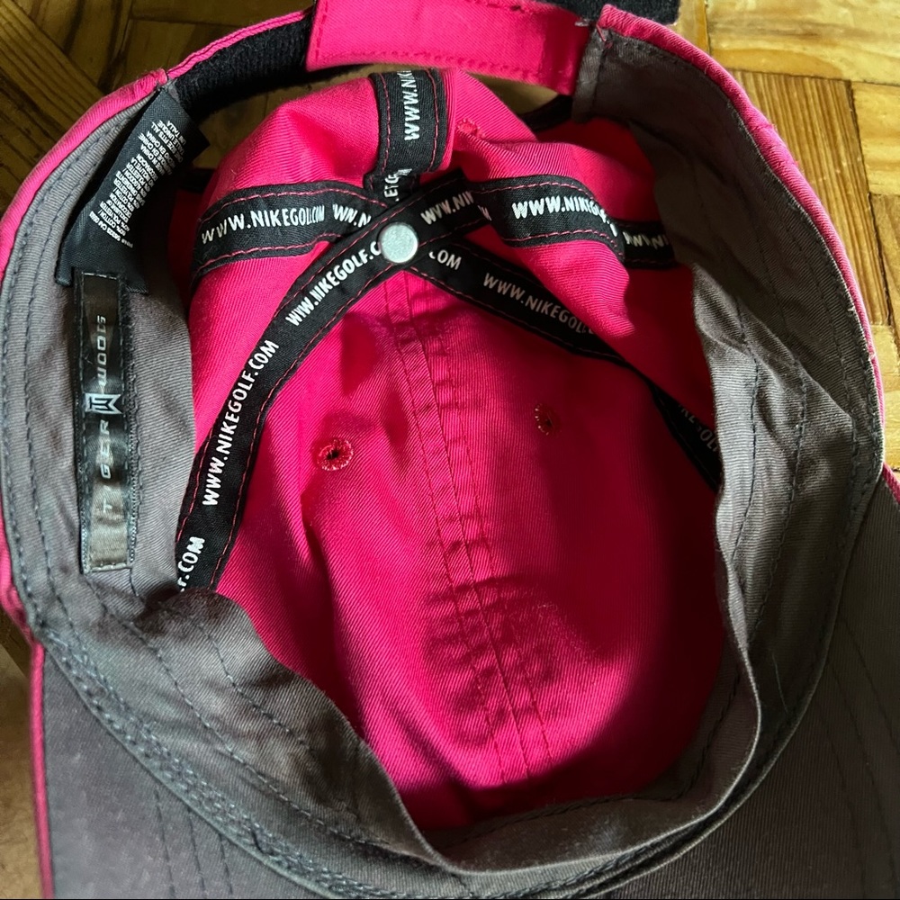 vtg Nike Tiger Woods collection baseball cap hat pink - Picture 5 of 6